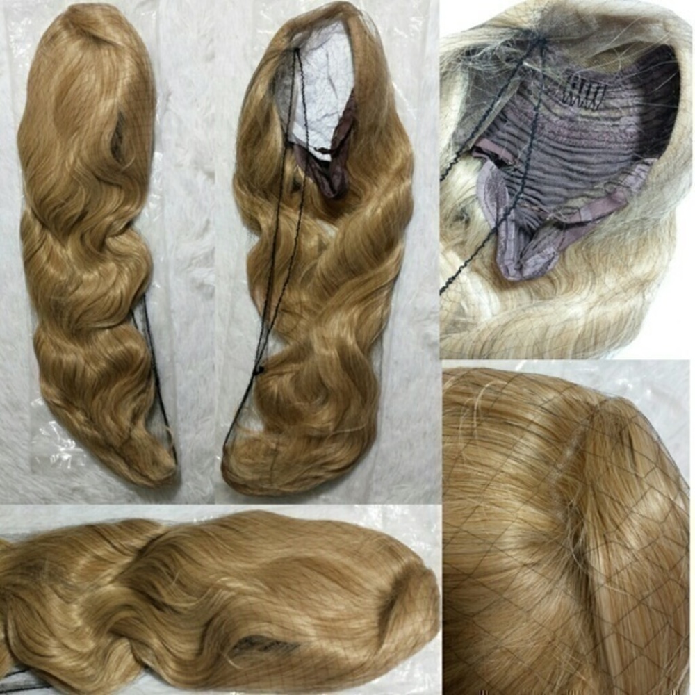 Lace Front 24" Long Wavy Synthetic Wig